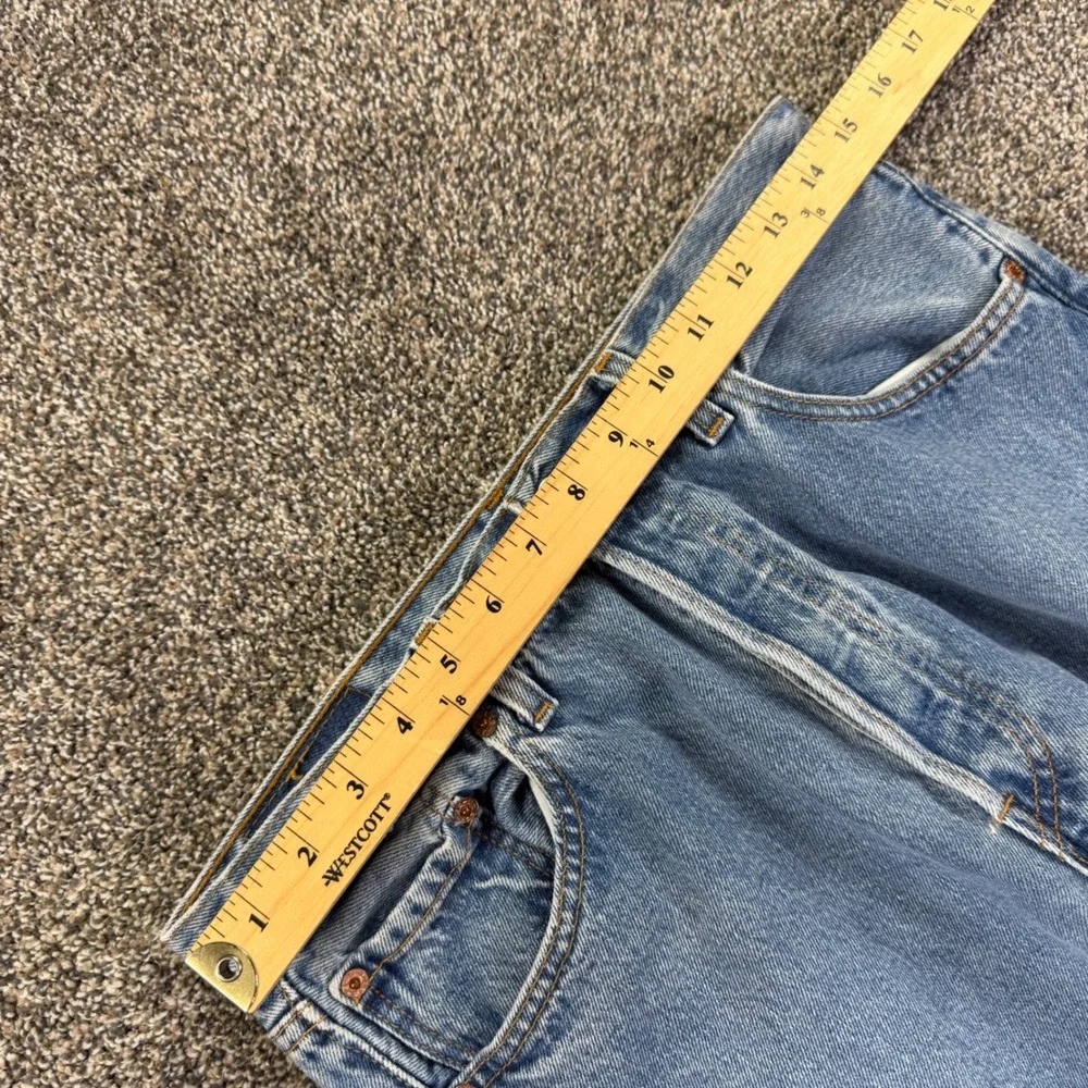 Vintage Levis 501xx Button Fly Straight Leg Raw Hem Jeans Mens 33x36 Fit 30x33.5 - Picture 10 of 14